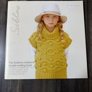 Childrens Double Knitting‎ Book 23 Designs 1 to 12 Years DK Cashmere Merino Silk